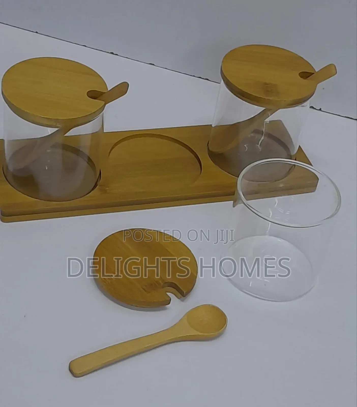 3in1 Glass Spice Condiment Set -Alp