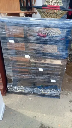 Black Shelved Shoe Rack
