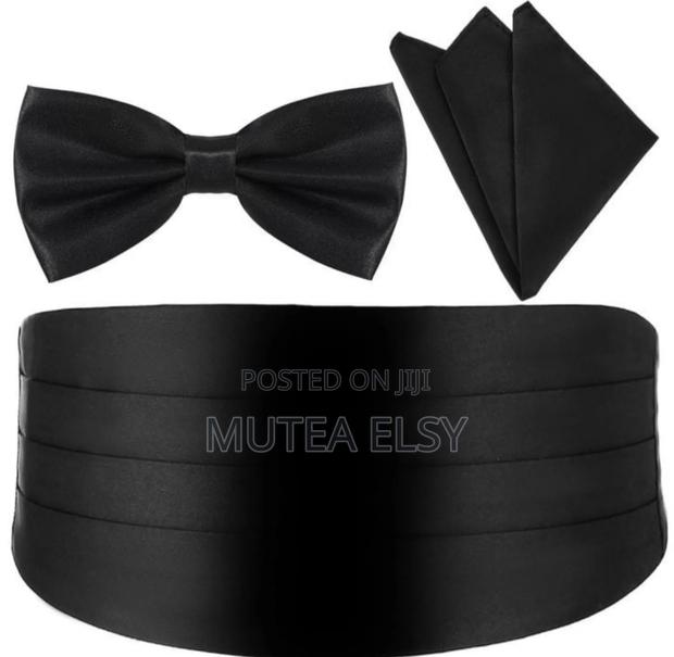 Black Cummerbunds Sets - thumbnail 3
