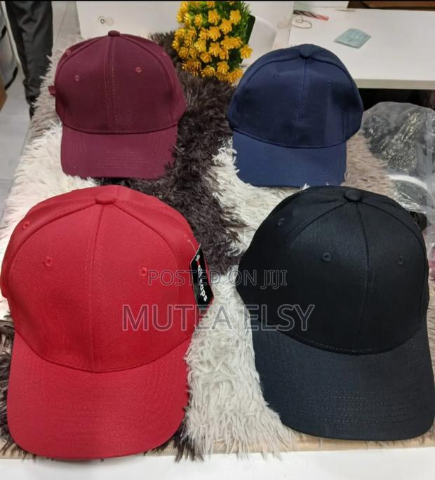 Black,Blue Red Stand Caps - main view