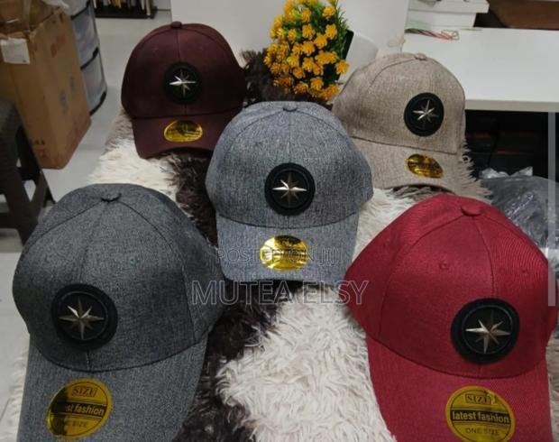 Black,Blue Red Stand Caps - thumbnail 2