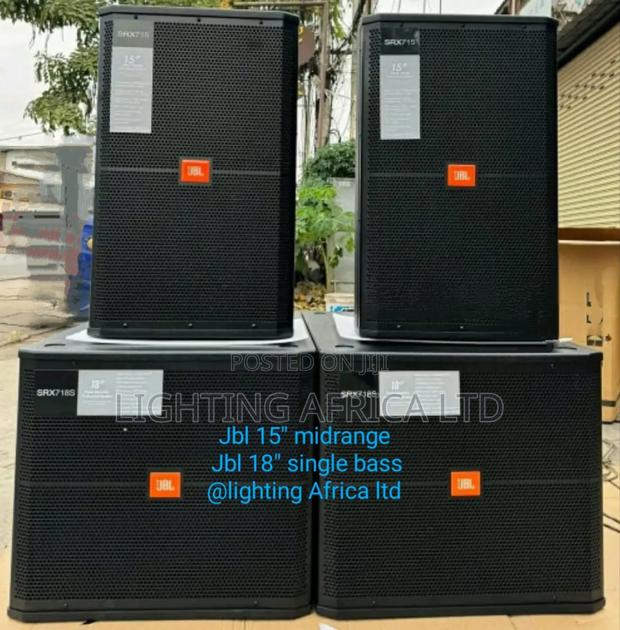 Set of (2)15" JBL Mid Speakers + (2)18" Single Bass Speakers