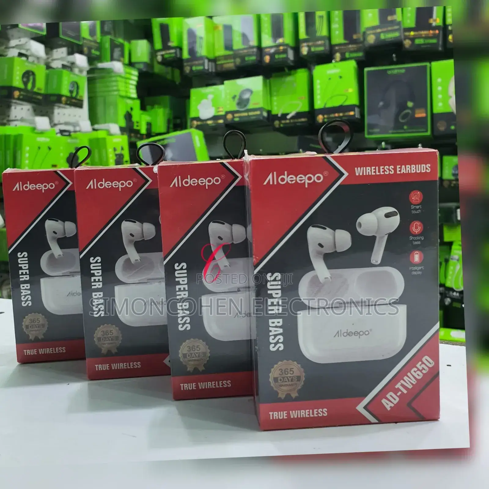 Aldeepo Super Bass True Wireless Earbuds
