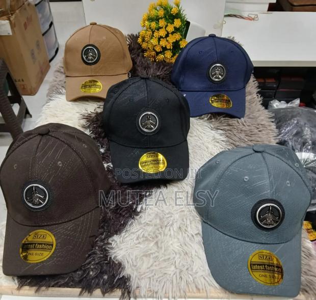 Grey, Coffee Brawn Beige Stand Caps - main view