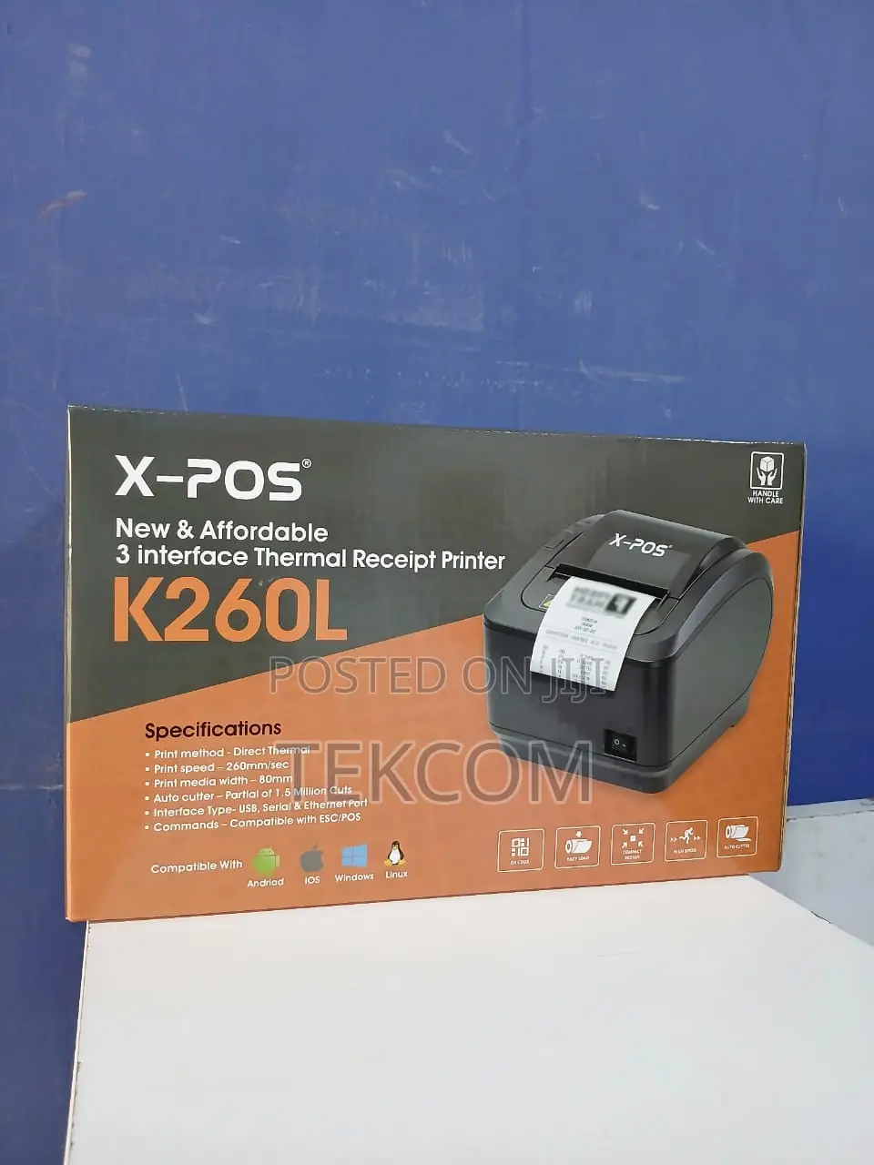 Xpos Receipt Wi Fi Printer Xprinter Xp K260l Ethernet Usb