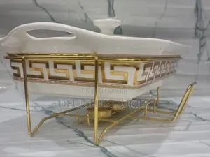 Single Ceramic Round Chaffing Dish + Burner