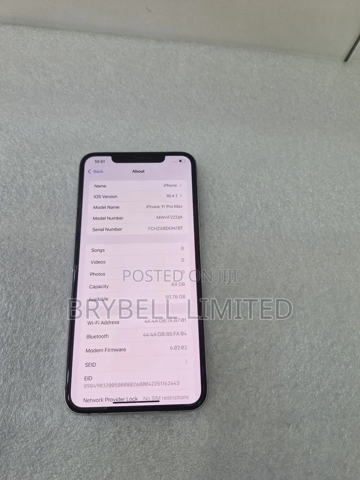 Apple iPhone 11 Pro Max 64 GB White
