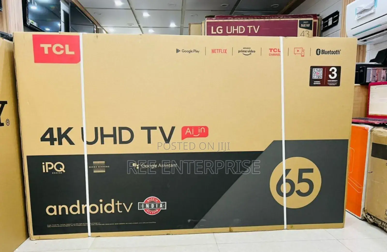 V6c 65 Inches Brand New TCL Smart Tv