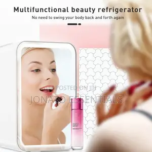 Make Up Fridge With Led Makeup Mirror