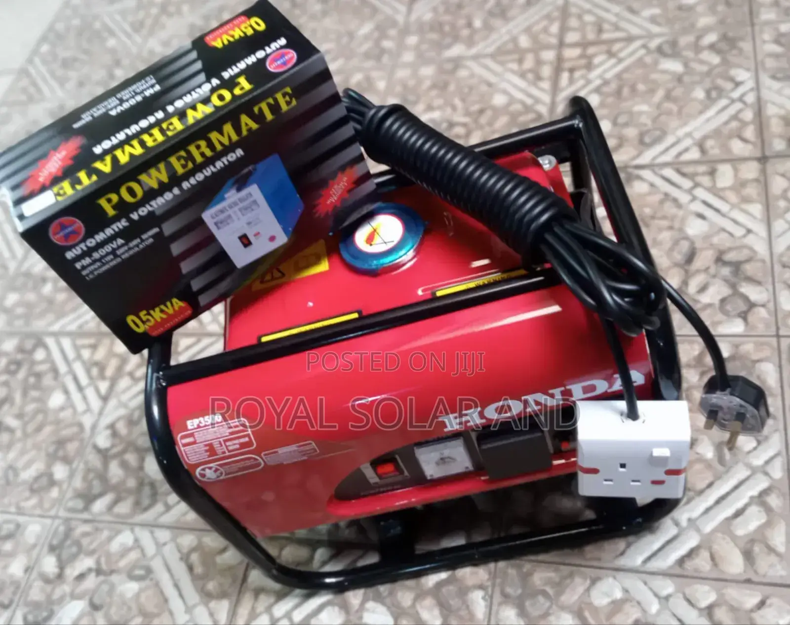 3kva 4stroke Generator , Power Regulator and 10m Power Cable