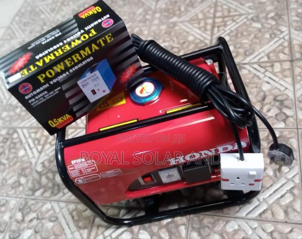 3kva 4stroke Generator , Power Regulator and 10m Power Cable - main view