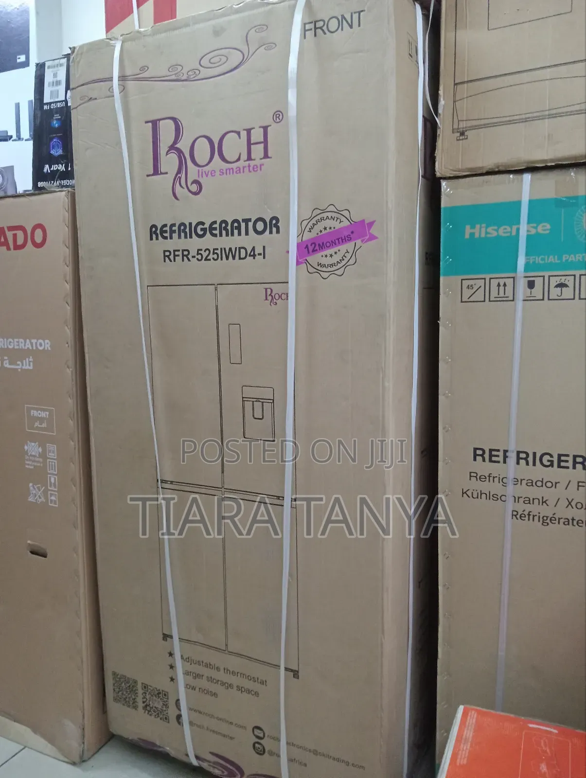 Roch 434 Litres Four Door Fridge