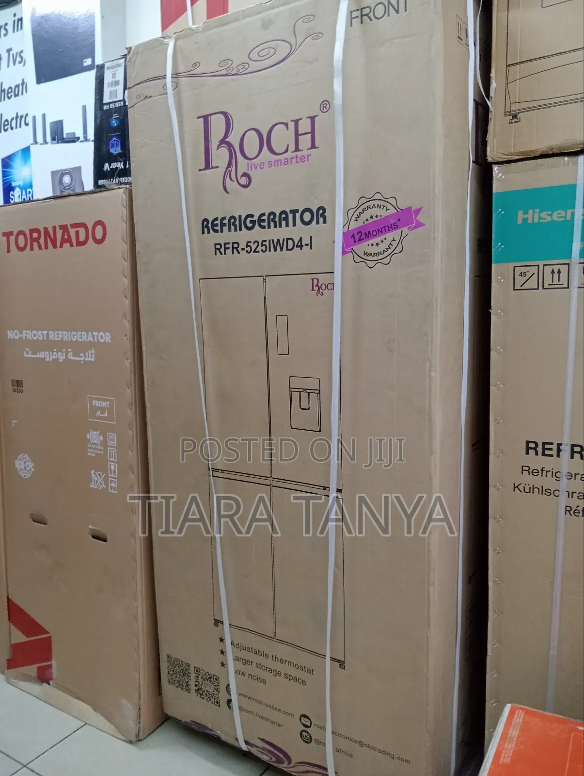 Roch 434 Litres Four Door Fridge