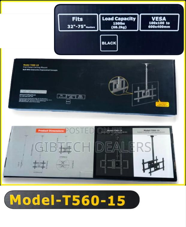 Tv Mount Ceiling Bracket for 32-75 Inches