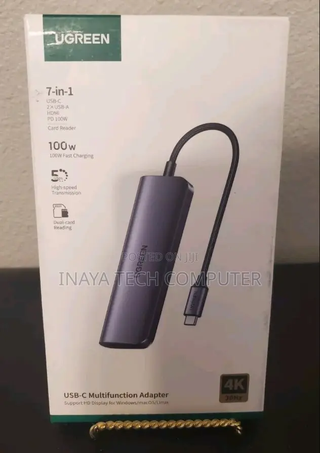 Ugreen 7 in 1 Multifunction Adapter--Cm512