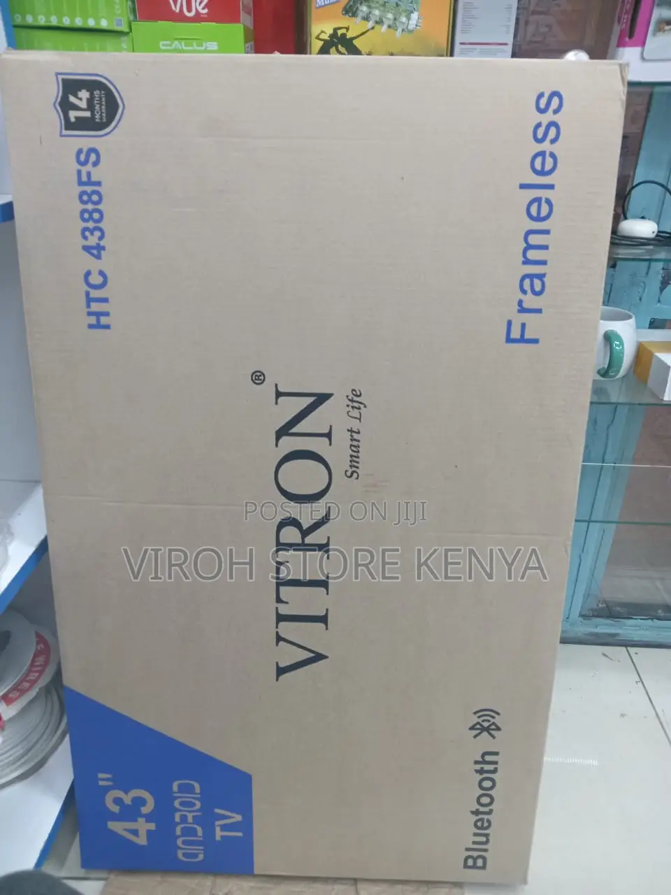 Vitron 43′′ Frameless Smart Android Full Hd Tv – Bluetooth