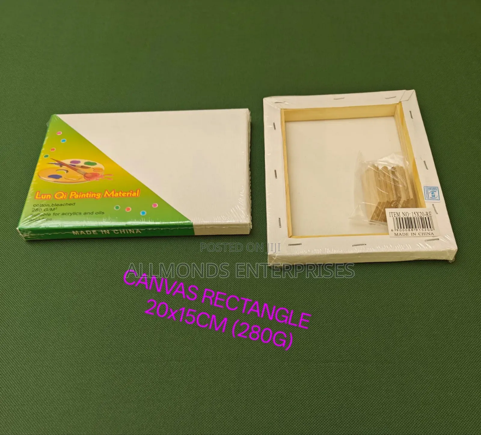 Canvas 20cm by 15 Cm (280g)