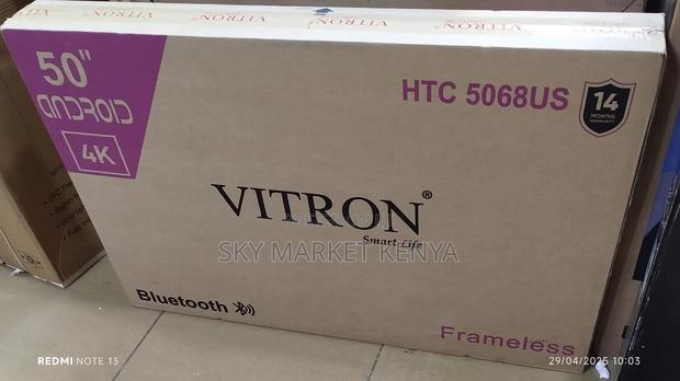 Vitron 50 Inch Android Frameless Tv - thumbnail 2
