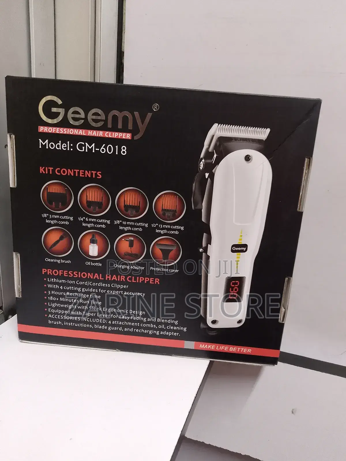 Geemy Cordless Clipper Which Is Rechargeable