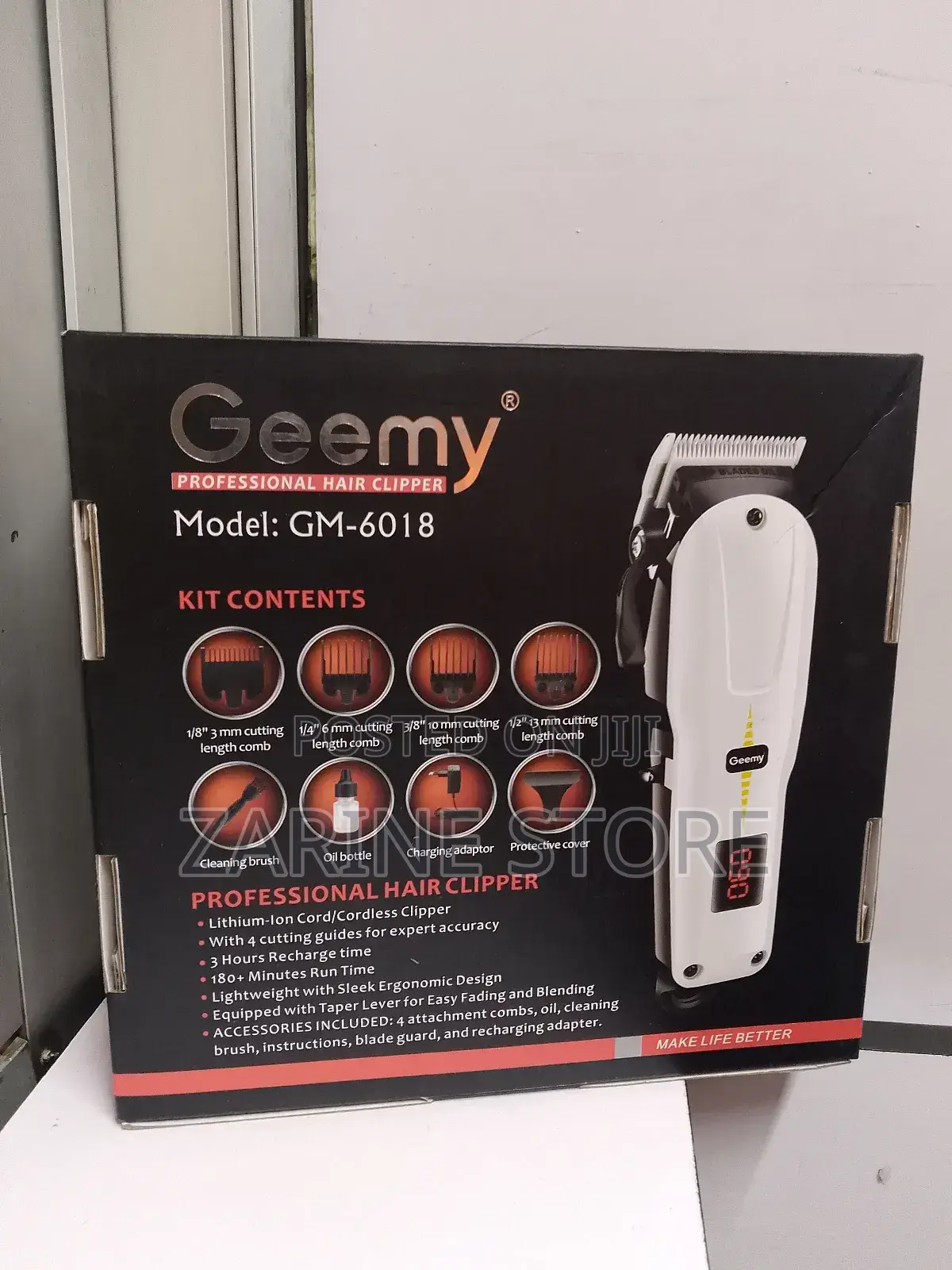 Geemy Cordless Clipper Which Is Rechargeable