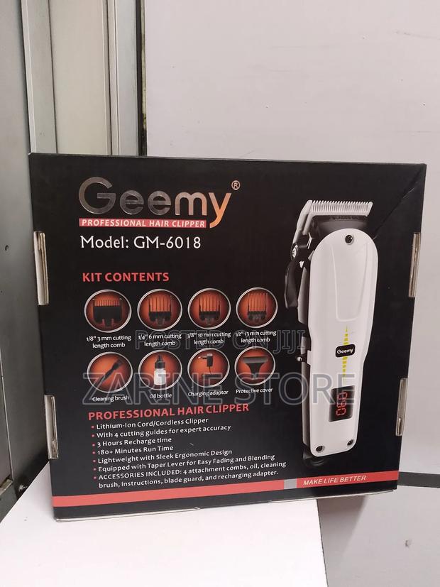Geemy Cordless Clipper Which Is Rechargeable - thumbnail 4