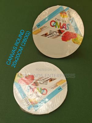 Canvas 20cm by 20cm (280g) - Round - thumbnail 2