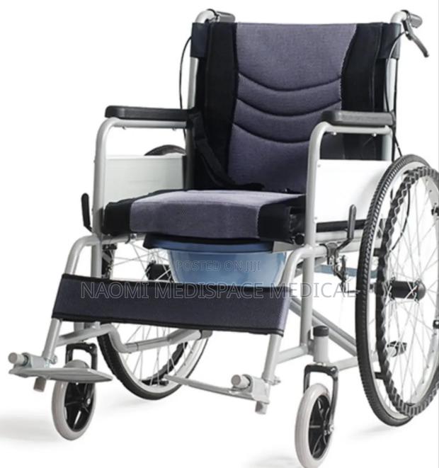 Standard Wheelchair With Commode(Stainless Steel) - main view