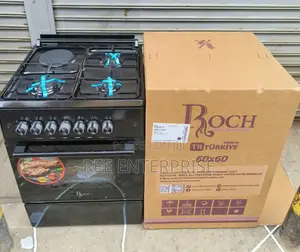 Brand New Roch Black 60×60 Standing 3+1 Cooker