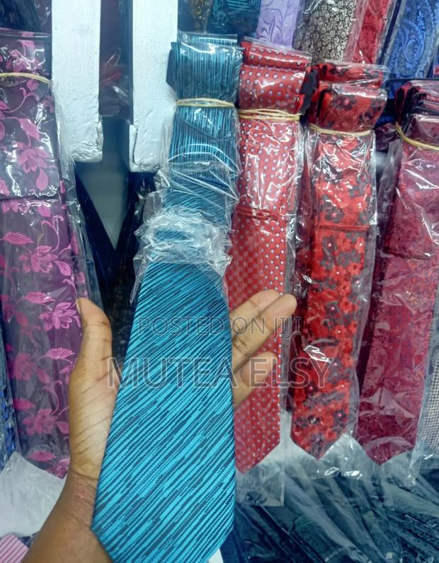 Teal Blue Emelard Green Executive Tie Sets - thumbnail 2