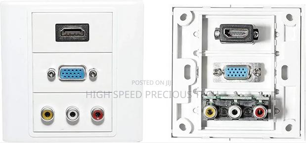 Hdmi Vga Rca Faceplate - thumbnail 2
