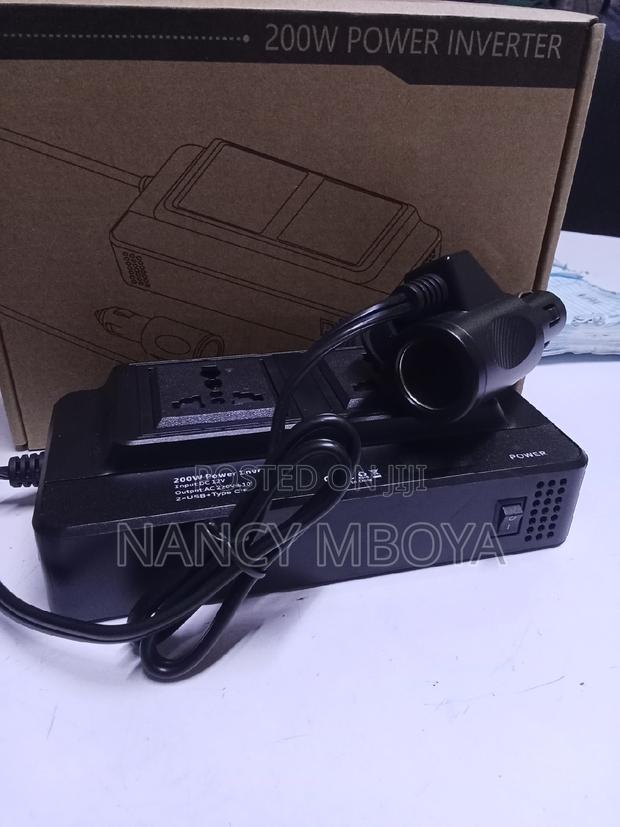 Type C Car Inverter 200w Dc to Ac.2ac - thumbnail 2