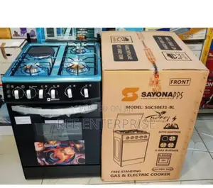 3gas+1 Sayona Electric Plate Cooker With Electric Oven