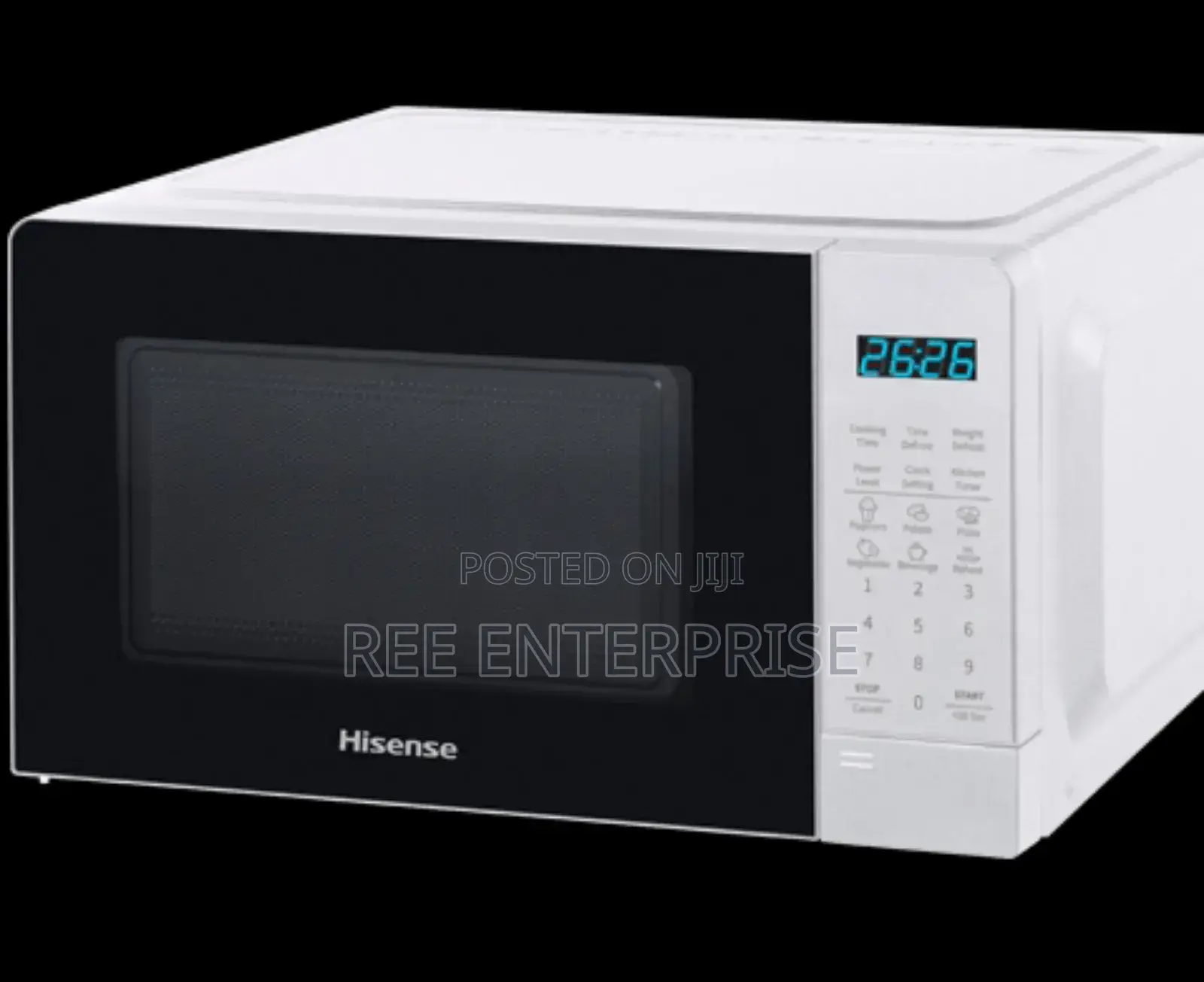 Brand New Hisense White Digital Microwave