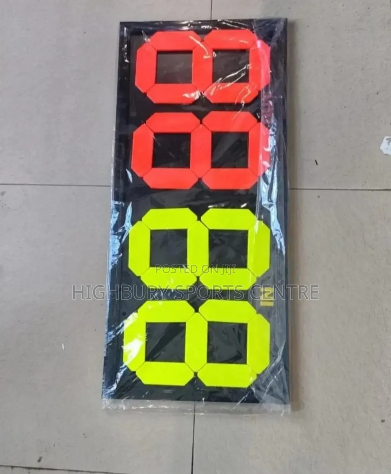 Double Sided Referee Substitution Board