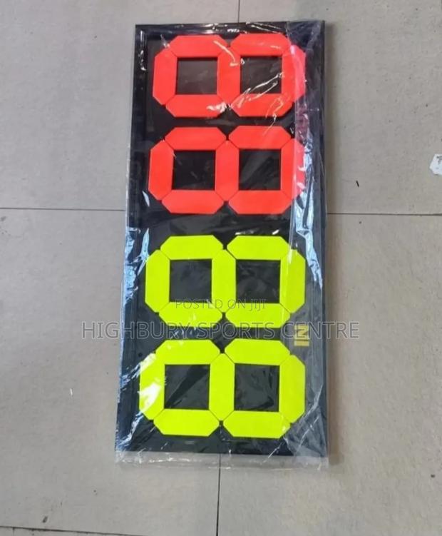Double Sided Referee Substitution Board