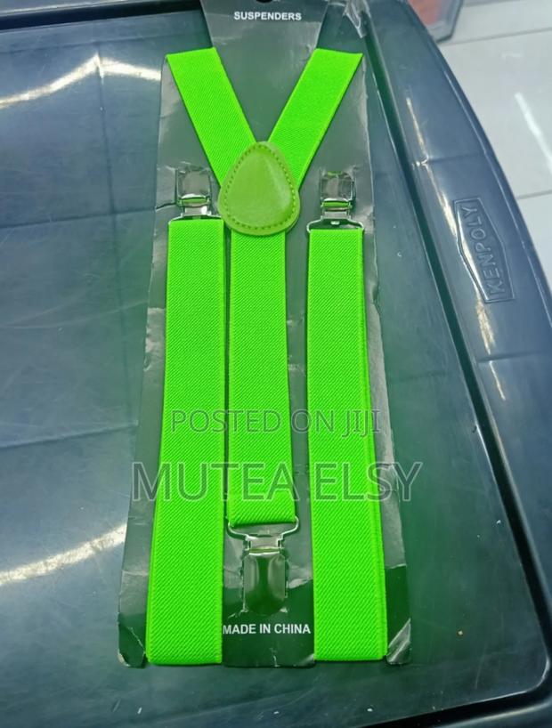 Luminous Green Suspenders - thumbnail 2