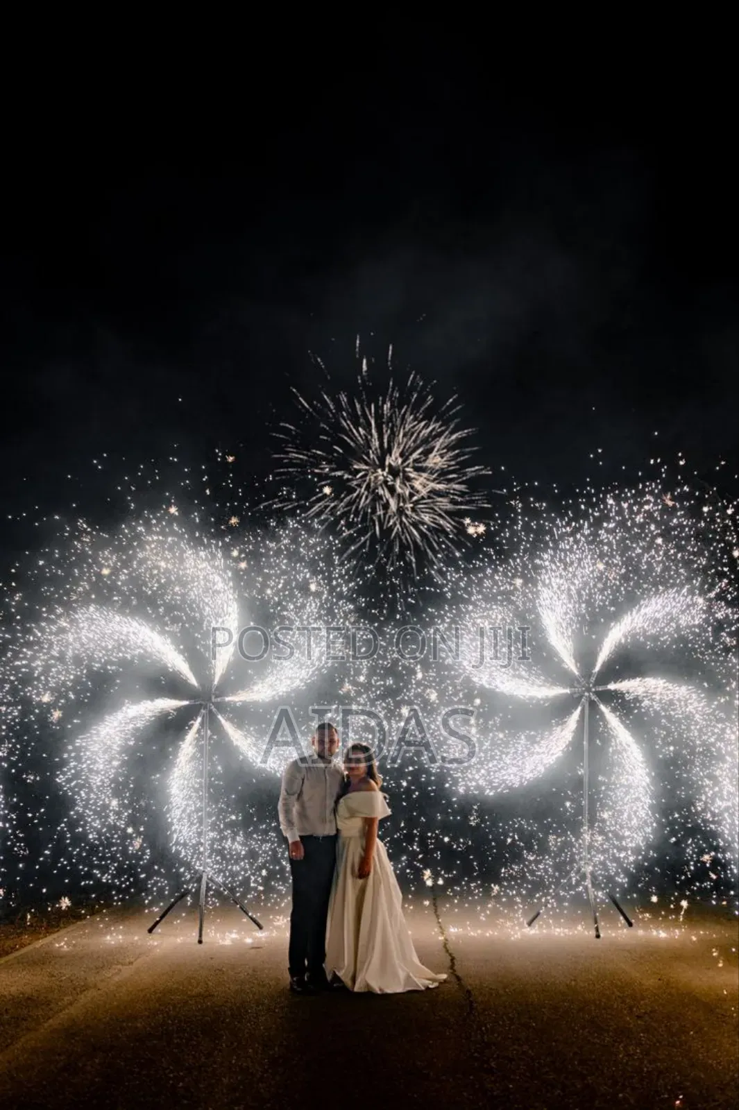 Spining Fireworks for Birthday and Wedding Celebrations