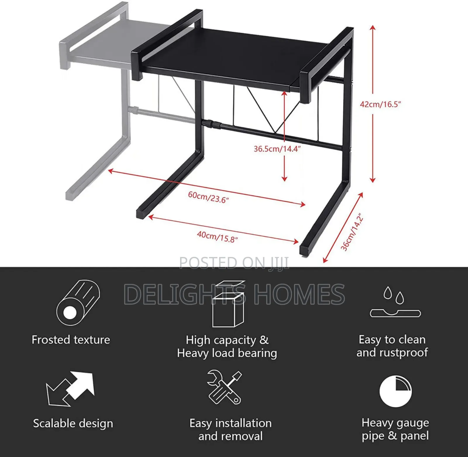 Microwave Metallic Rack