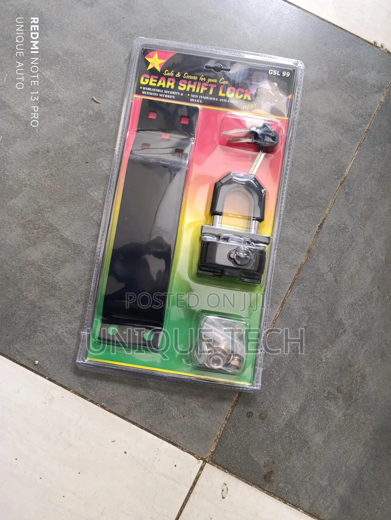 Universal Gear Shift Lock.