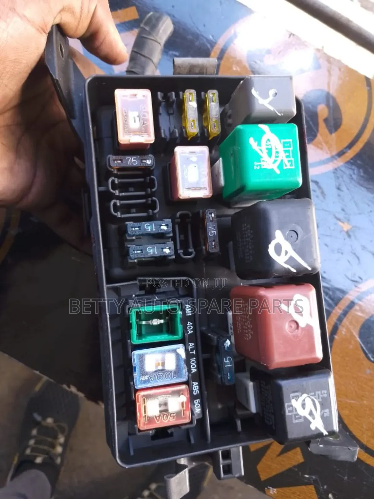 Toyota Collora 4e 102 Fuse Box