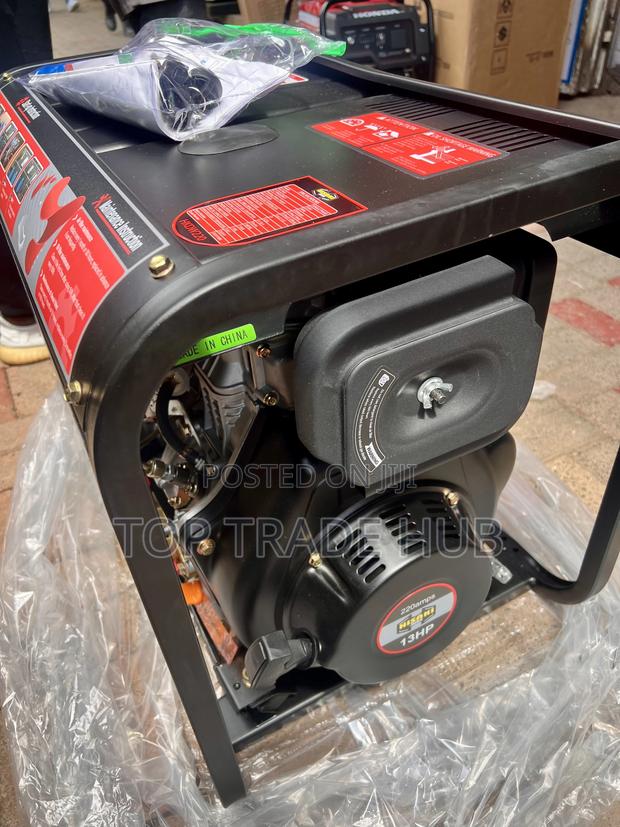 Powerful Hisaki Diesel Welding Generator 8kva - thumbnail 3