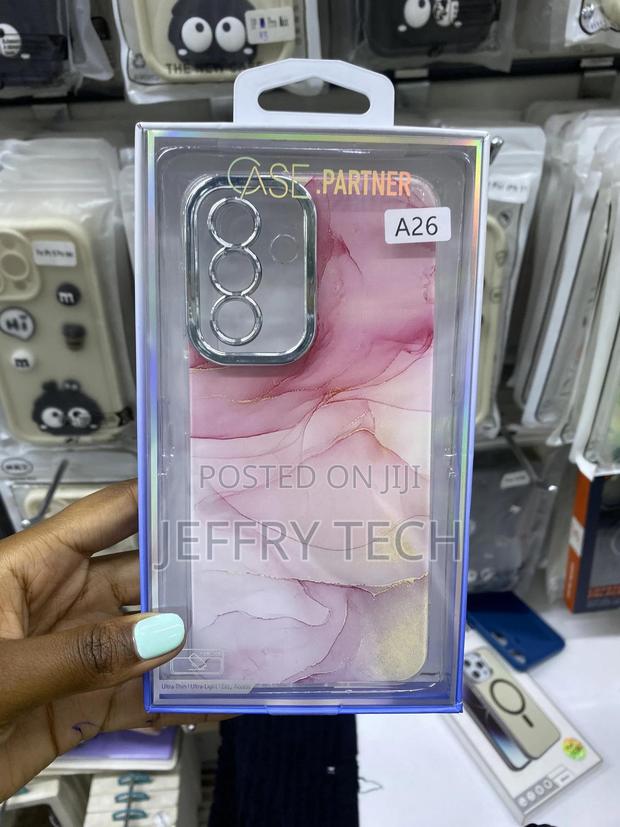 Dedux Marble Case for Samsung Galaxy A26 Gold Sparkle - main view