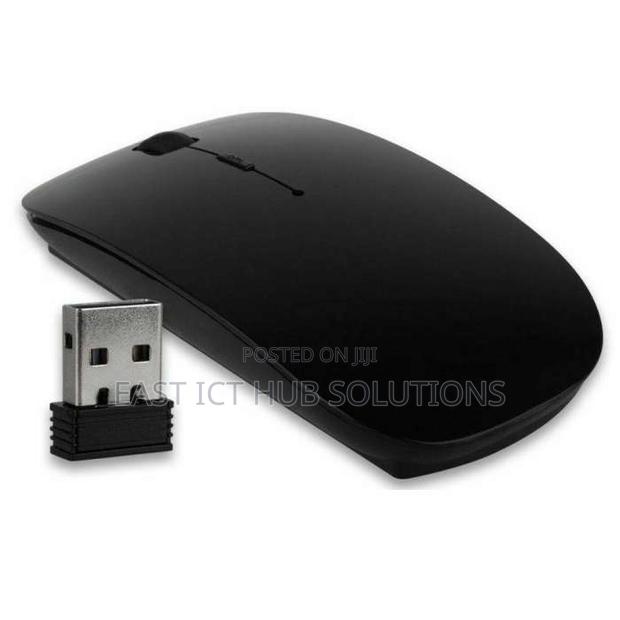 Wireless Mouse Slim 2.4 GHZ USB Optical Cordless Scroll for Win/Mac - main view