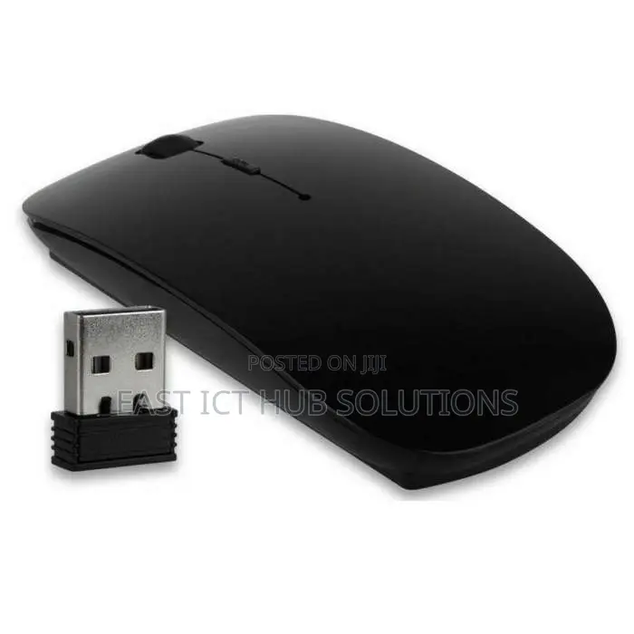 Wireless Mouse Slim 2.4 GHZ USB Optical Cordless Scroll for Win/Mac