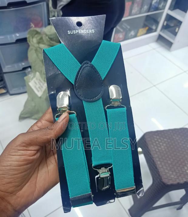 Tarquoise Green Suspenders - thumbnail 2