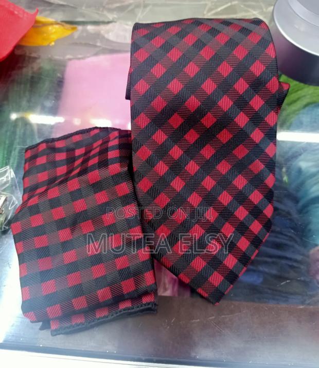 Redwine Black Checked Executive Tie Sets - main view