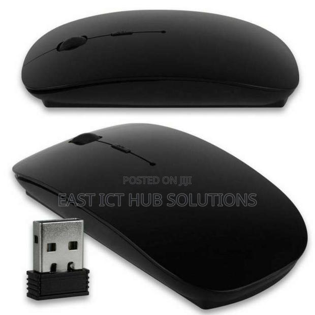 Wireless Mouse Slim 2.4 GHZ USB Optical Cordless Scroll for Win/Mac - thumbnail 2