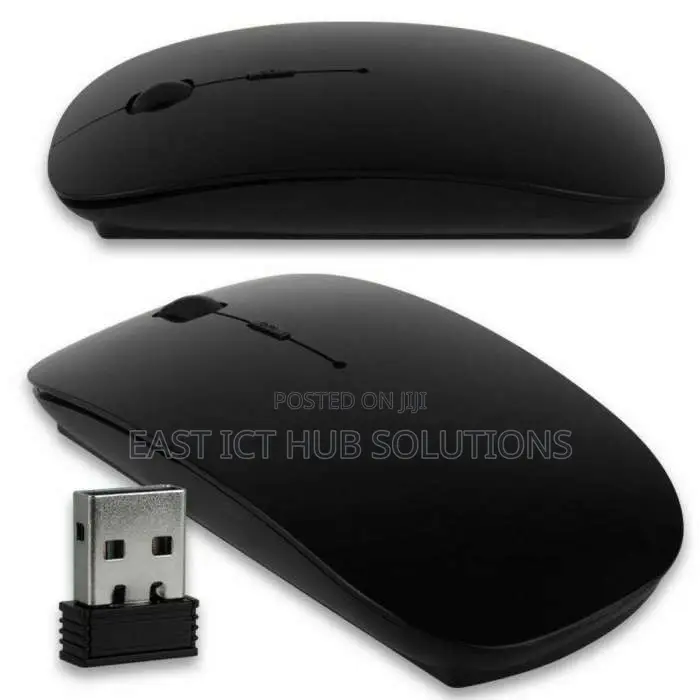Wireless Mouse Slim 2.4 GHZ USB Optical Cordless Scroll for Win/Mac