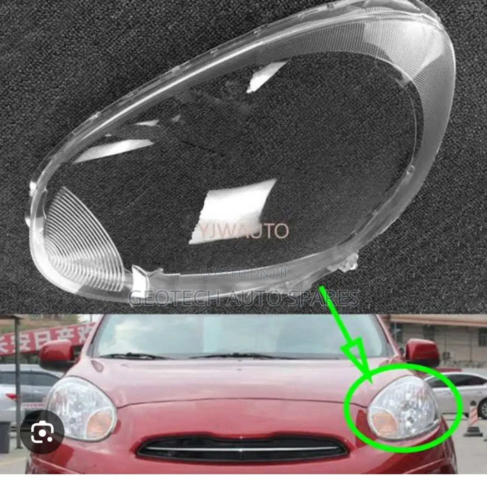 Nissan March Headlight Lens Available