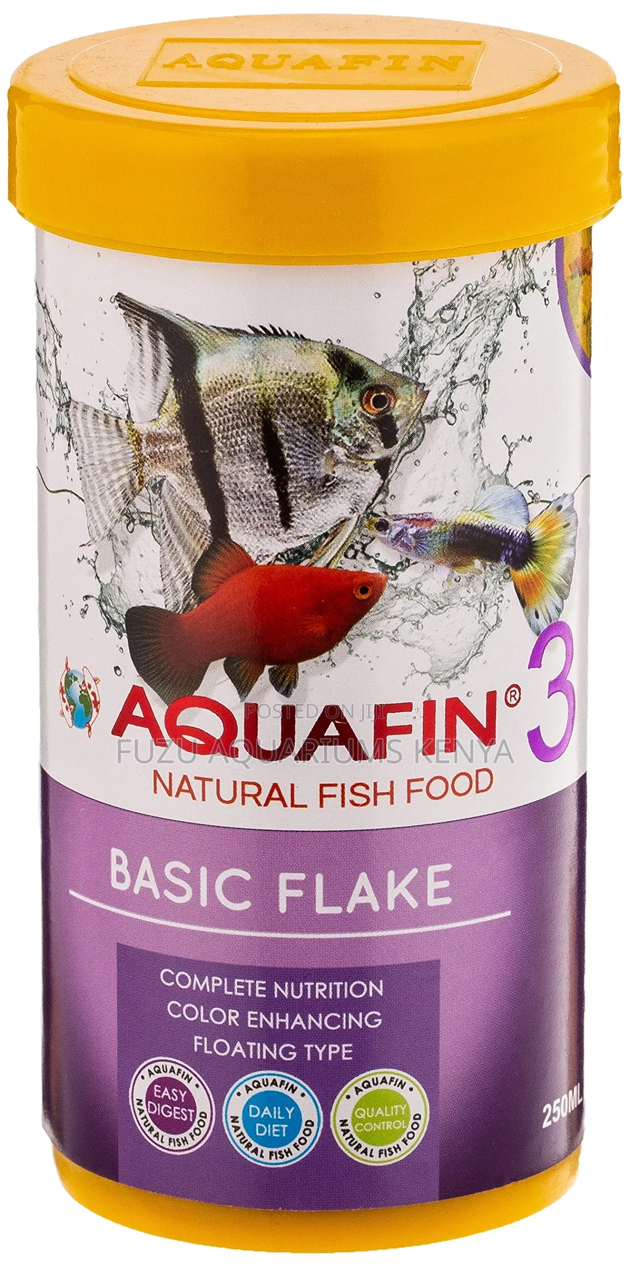 Aquafin 3 Basic Flakes Daily Nutrition for All Tropical Fish